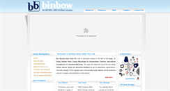 Desktop Screenshot of binbow.com