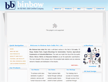 Tablet Screenshot of binbow.com